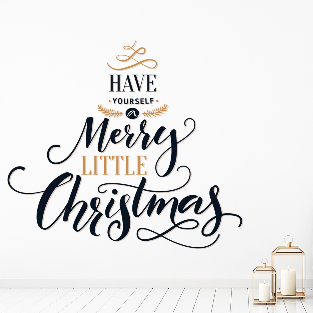 Have A Merry Little Christmas Wall Sticker