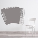 Accordion Music Wall Sticker