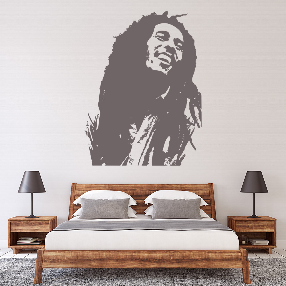 Bob Marley Reggae Music Wall Sticker
