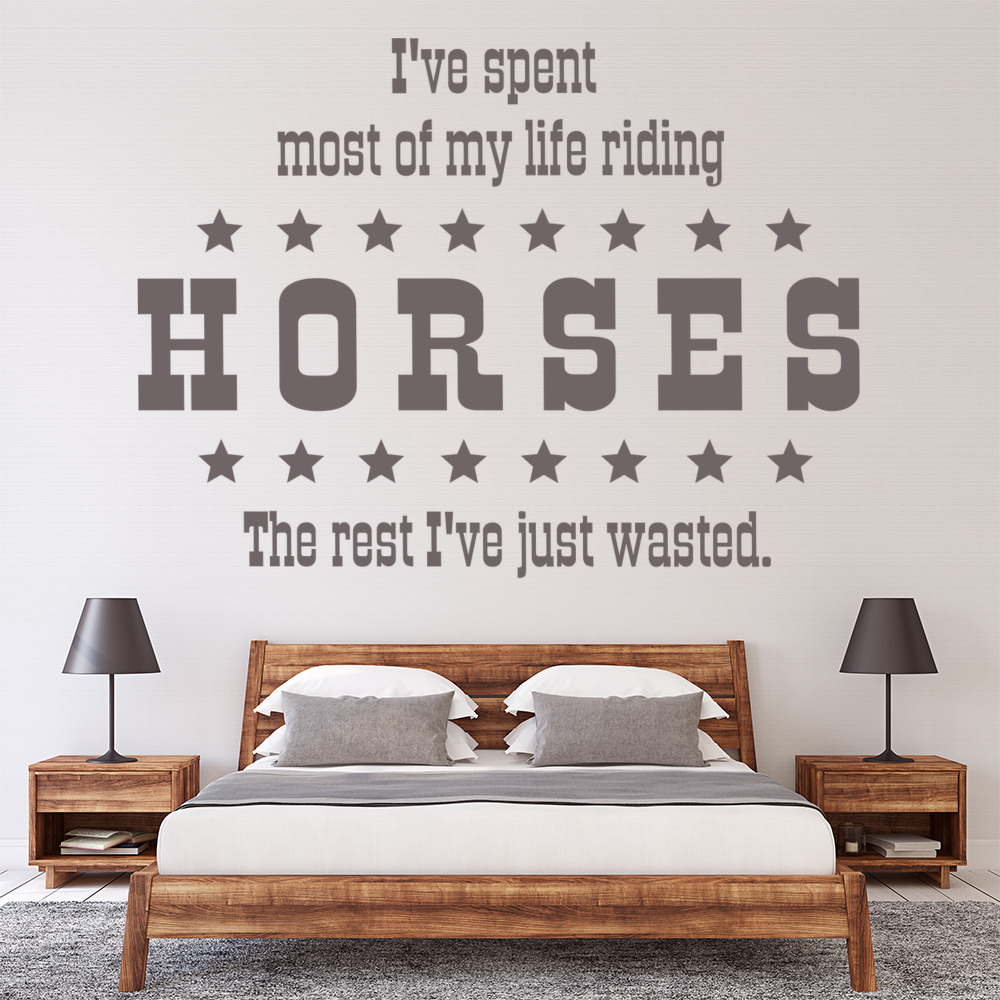 Riding Horses Cowboy Wall Sticker