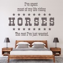 Riding Horses Cowboy Wall Sticker