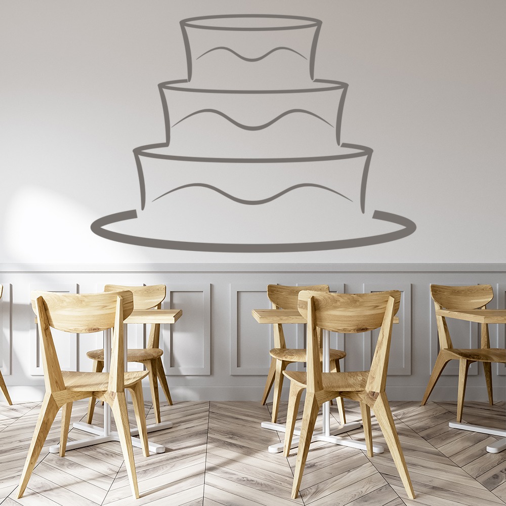 Cake Dessert Kitchen Cafe Wall Sticker