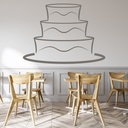 Cake Dessert Kitchen Cafe Wall Sticker