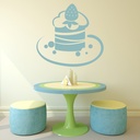 Strawberry Cake Kitchen Cafe Wall Sticker