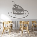 Slice Cake Kitchen Cafe Wall Sticker