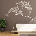 Dolphin Under The Sea Wall Sticker Set