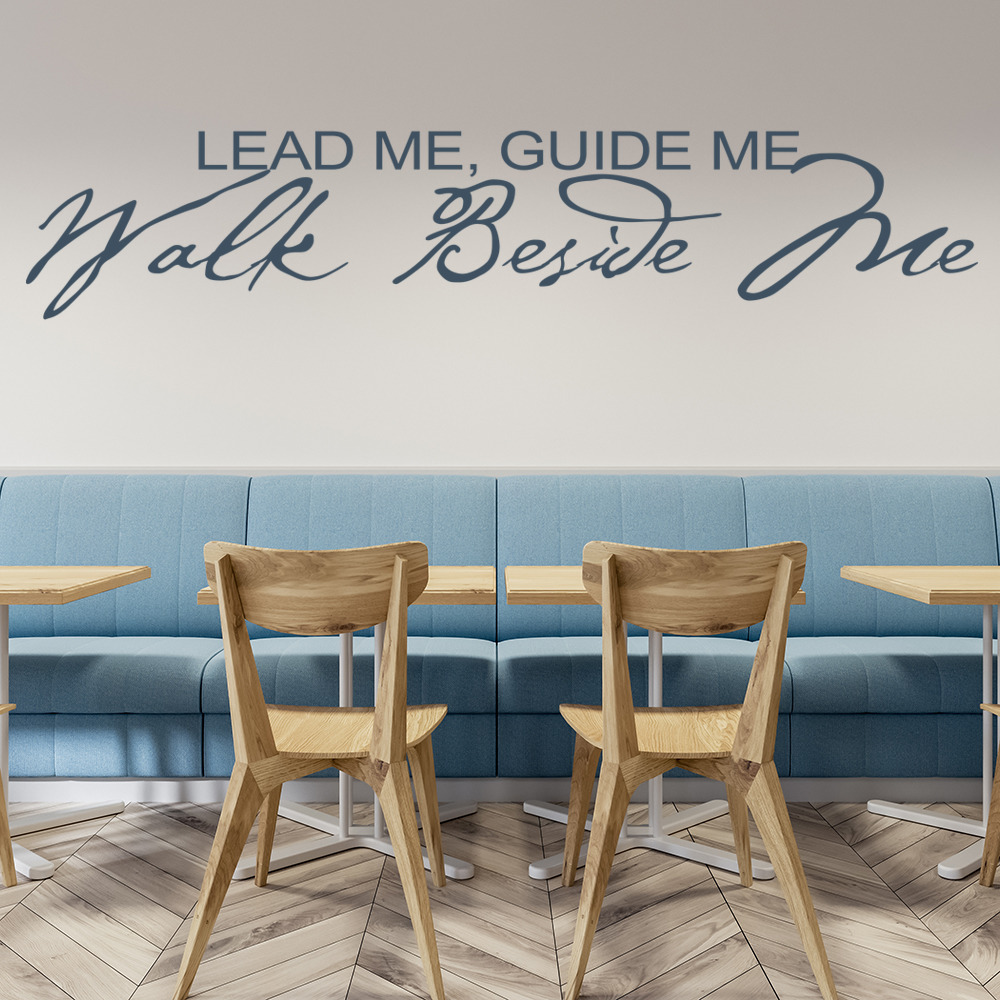 Lead Me Guide Me Bible Verse Wall Sticker