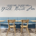 Lead Me Guide Me Bible Verse Wall Sticker