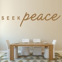 Seek Peace Religious Wall Sticker