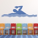 Front Crawl Swimming Wall Sticker