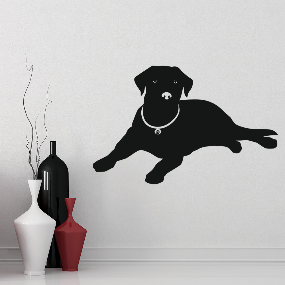 Labrador Dog Pet Animals Wall Sticker - Mod1