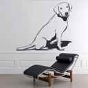 Labrador Dog Pet Animals Wall Sticker - Mod2
