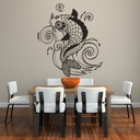Koi Carp Fish Fishing Wall Sticker
