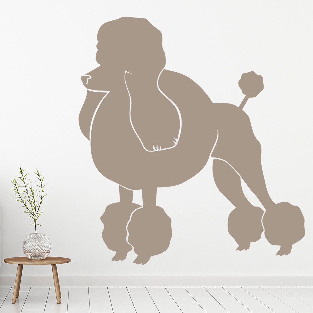 Poodle Dog Wall Sticker