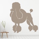 Poodle Dog Wall Sticker