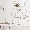 Bull Terrier Animals Dogs Wall Sticker