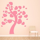 Love Heart Tree Nursery Wall Sticker - Mod5