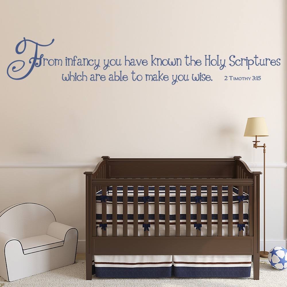 The Holy Scriptures Bible Verse Wall Sticker