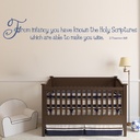 The Holy Scriptures Bible Verse Wall Sticker