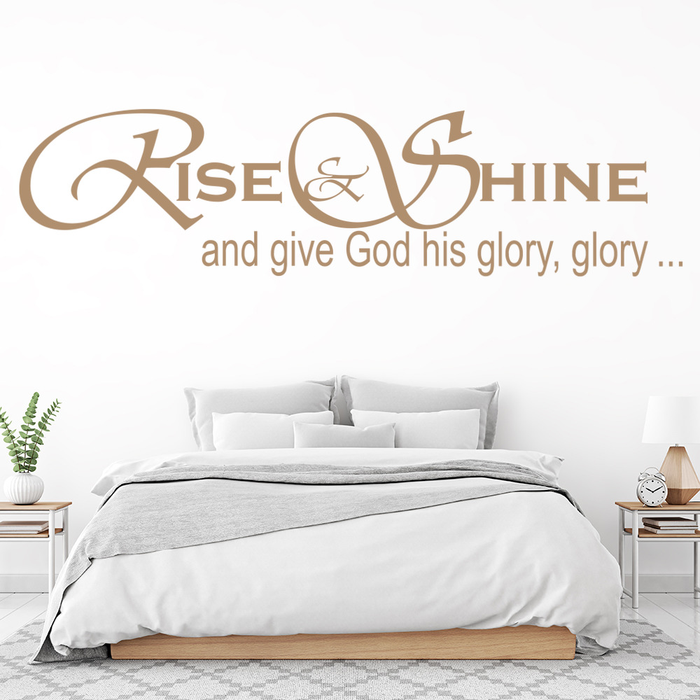 Give God His Glory, Glory Hymn Song Wall Sticker