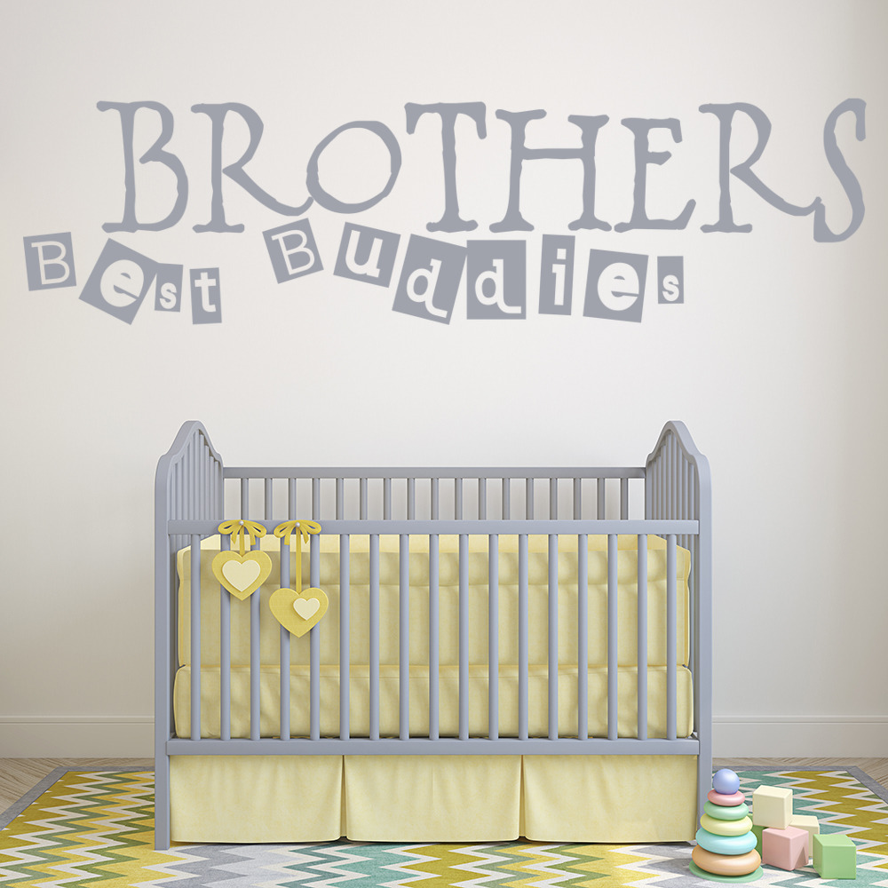 Brothers Family Quote Wall Sticker