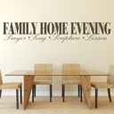 Family Home Religious Wall Sticker