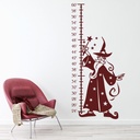 Wizard Height Chart Growth Chart Wall Sticker