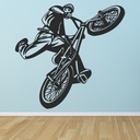 BMX Stunt Bike Cycling Sports Wall Sticker