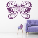 Floral Butterfly Butterflies Wall Sticker
