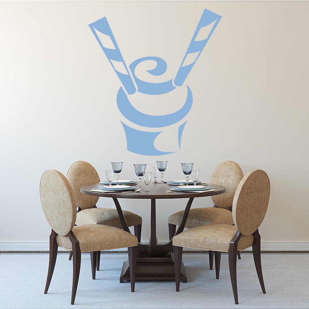Cupcake Dessert Cake Kitchen Cafe Wall Sticker