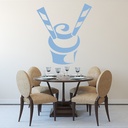 Cupcake Dessert Cake Kitchen Cafe Wall Sticker