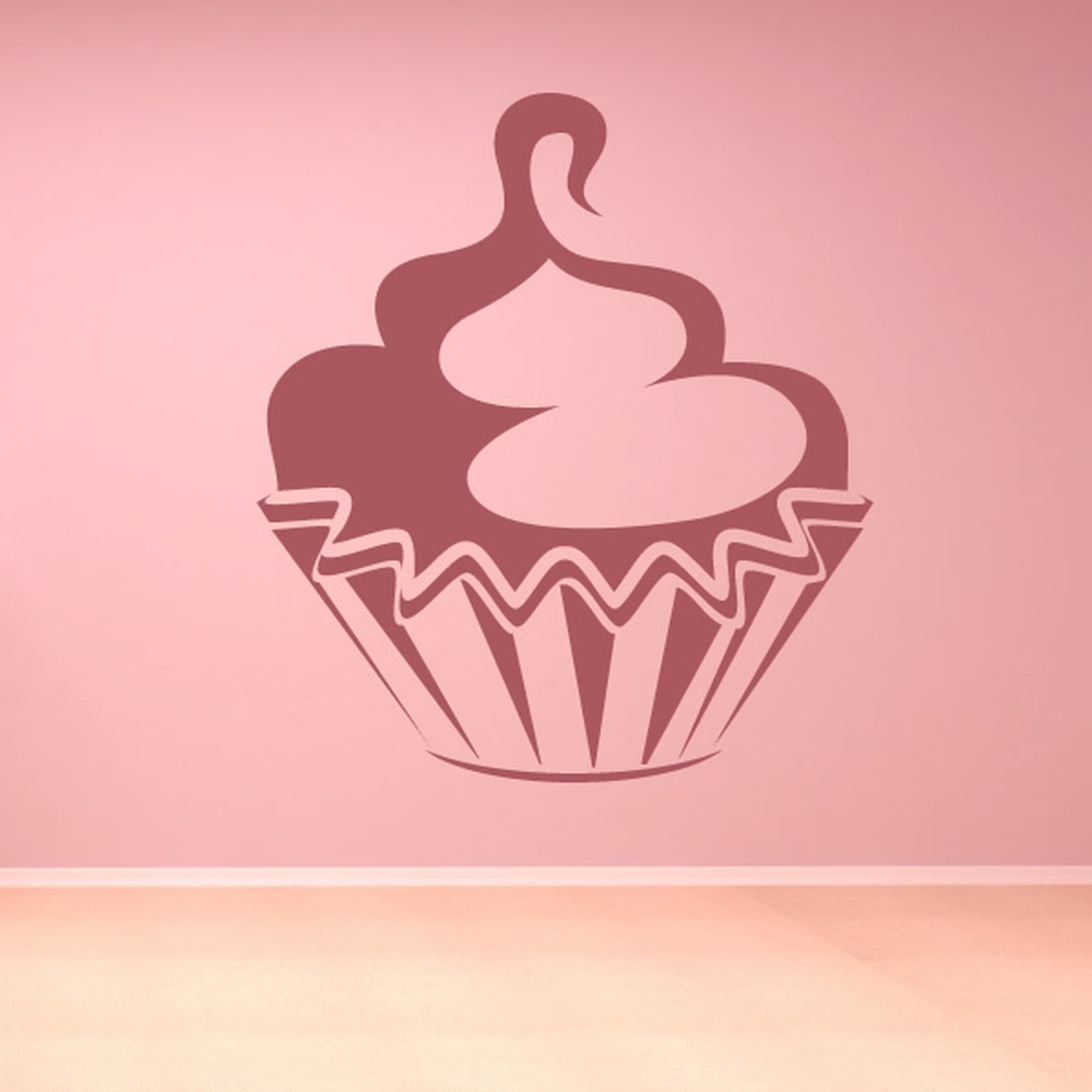 Cupcake Kitchen Cafe Wall Sticker - Mod9