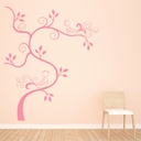 Birds Swirl Tree Wall Sticker