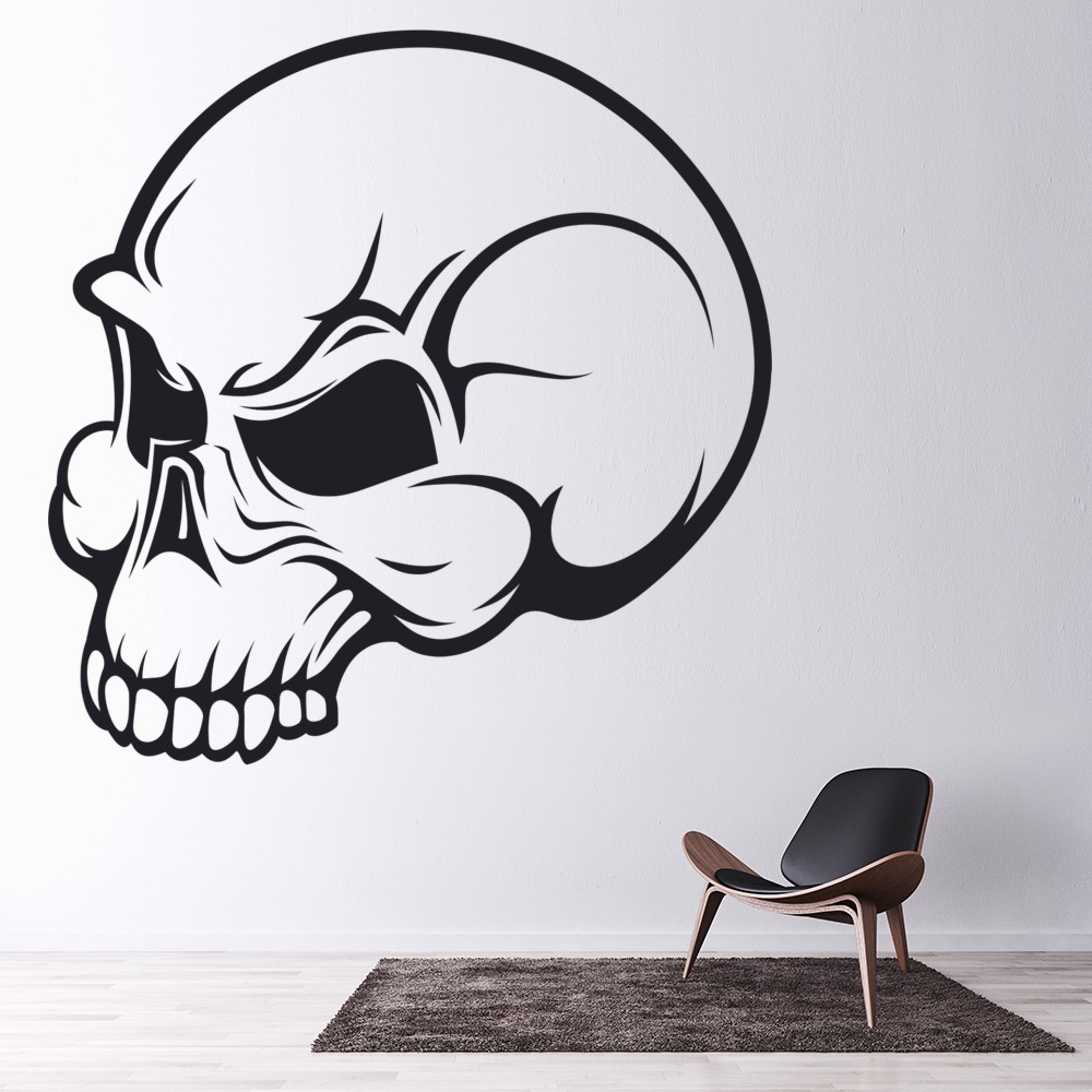 Evil Skull Halloween Wall Sticker | Icon Wall Stickers