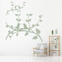 Bird Branch Floral Trees Wall Sticker