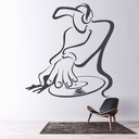Disc Jockey DJ Decks Dance Music Wall Sticker