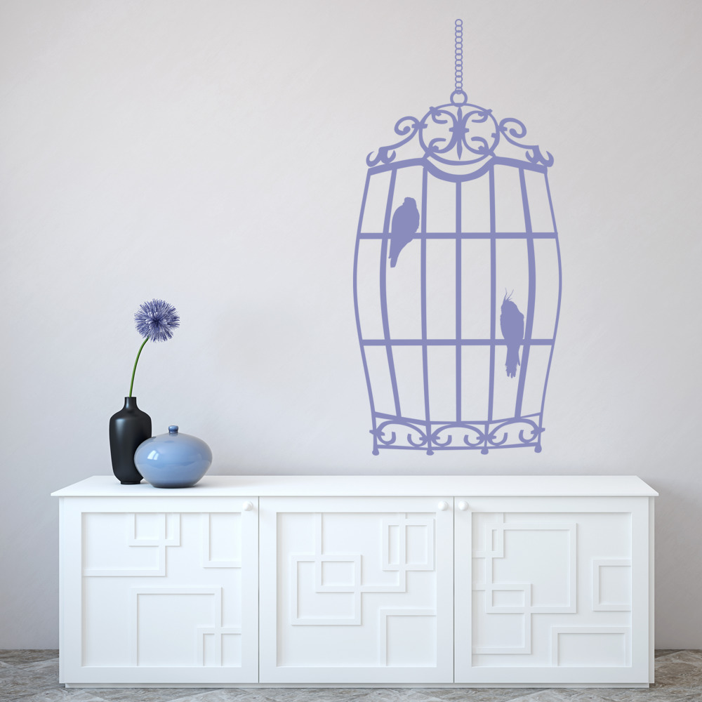 Bird Cage Wall Sticker