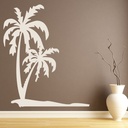 Palm Trees Tropical Beach Wall Sticker