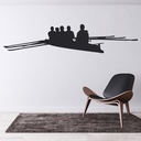 Racing Boat Rowing Wall Sticker