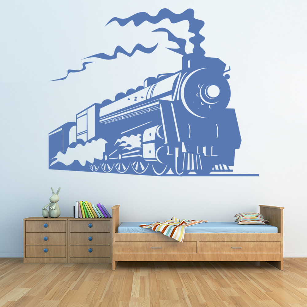 Steam Train Transport Trains Wall Sticker