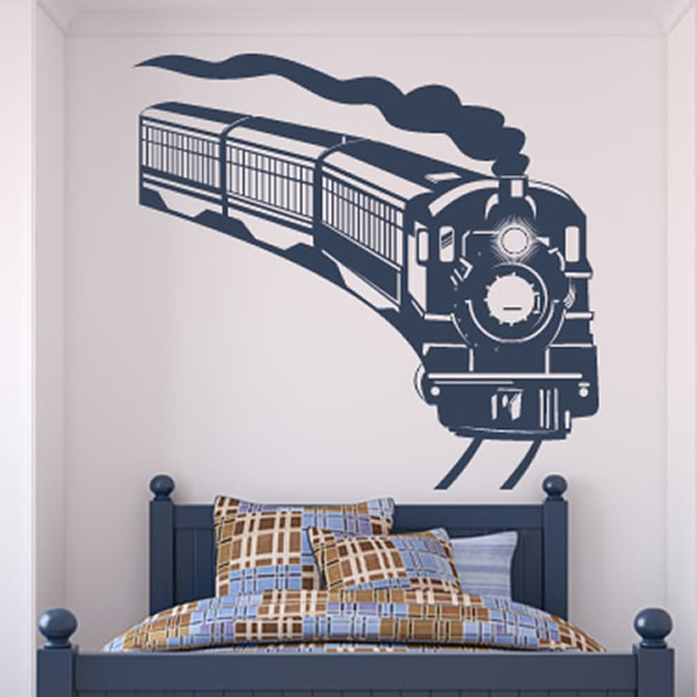 Steam Train Transport Wall Sticker