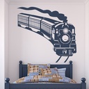 Steam Train Transport Wall Sticker