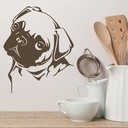 Pug Puppy Dog Wall Sticker