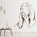 Basset Hound Dog Wall Sticker