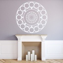 Circle Optical Illusion 3D Style Wall Sticker