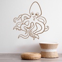 Happy Octopus Under The Sea Wall Sticker