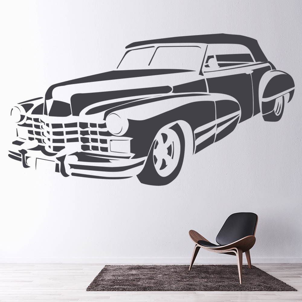 Cadillac Car Vintage Transport Wall Sticker | Icon Wall Stickers