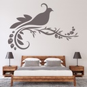 Bird Swirl Tree Branch Wall Sticker