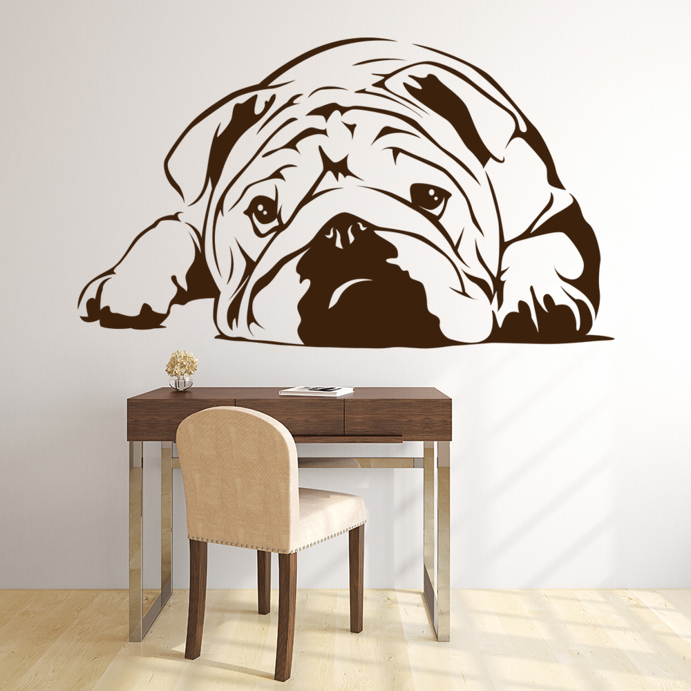 English Bulldog Pets Dogs Wall Sticker