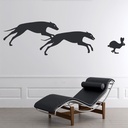 Greyhound Racing Dog Racing Wall Sticker